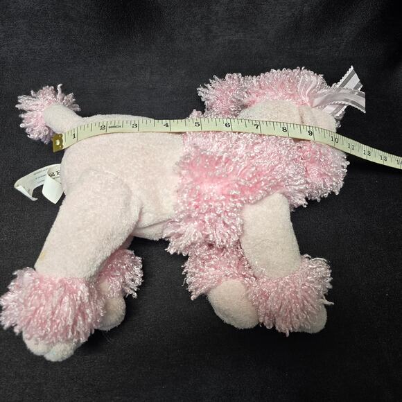 Aurora Fancy the Pink Poodle Hand Puppet Stuffed Plush Animal Dog - Picture 11 of 12